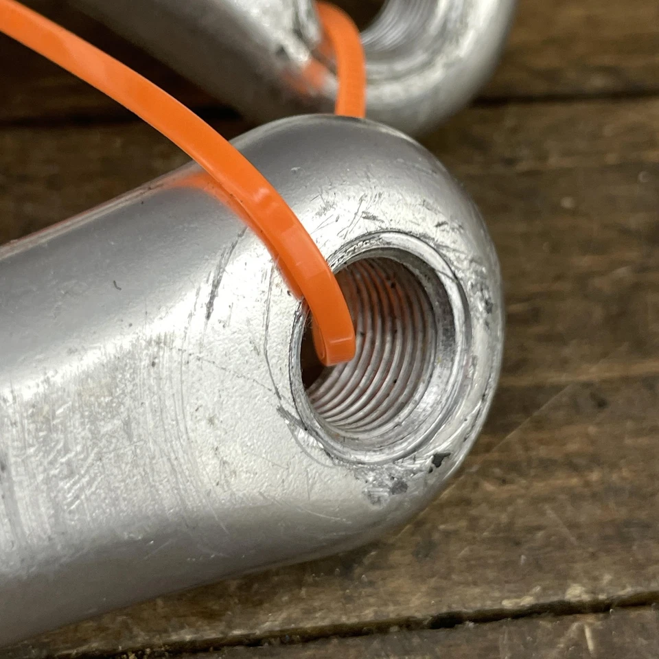 Juego de bielas vintage Stronglight SX 170mm Hecho en Francia Cuadrado Cónico Carretera Doble Foto 4 de 4