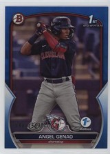 2023 Bowman 1st Edition Blue Foil 48/150 Angel Genao #BPPF-140 11s9