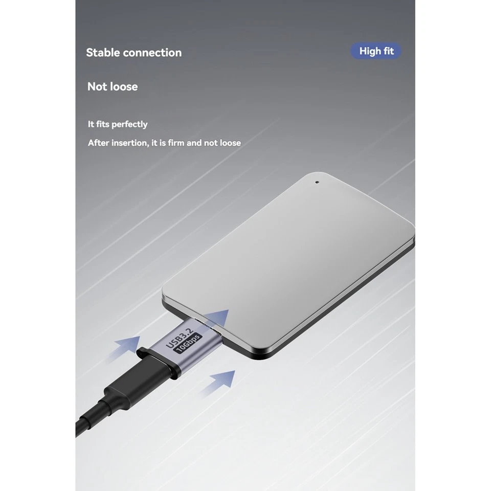 Micro-B Male to Type C Female Adapter Type-C USB3.0 Micro-B Connector for8102 - Image 2 of 4