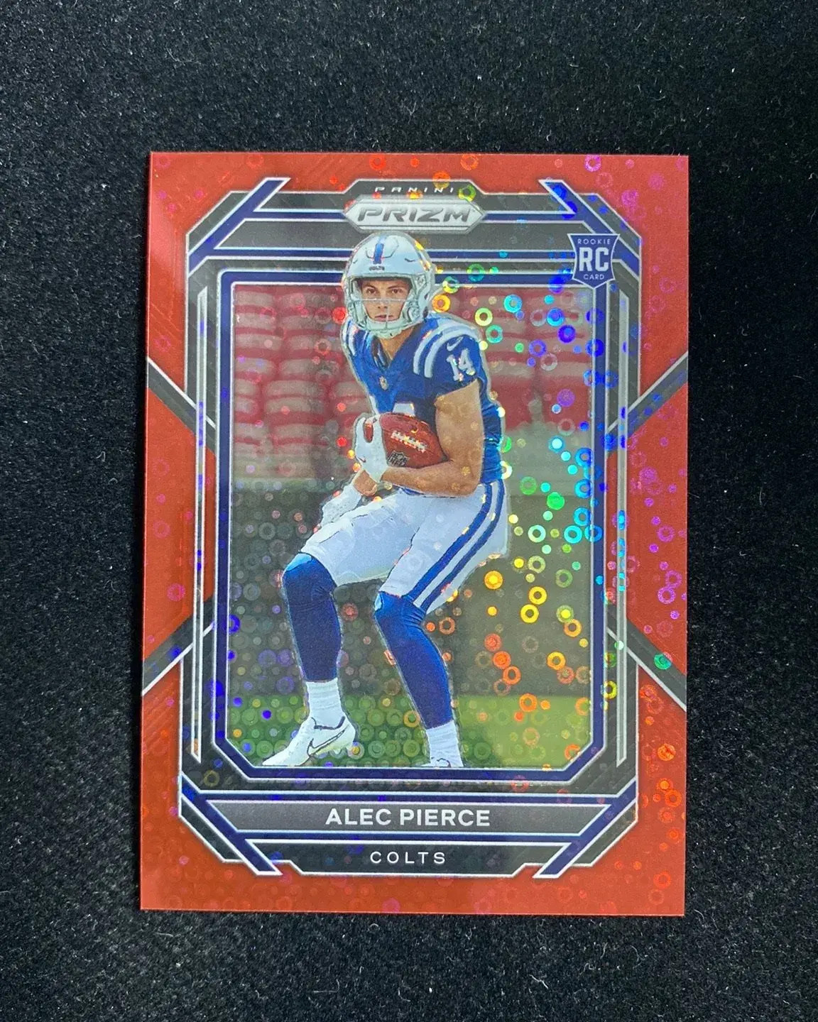 2022 Panini Prizm Alec Pierce #330 Fast Break Red Disco Prizm 21/50 RC OH20