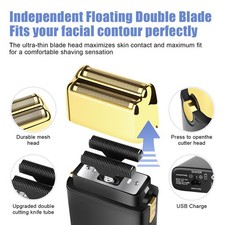 USB Rechargeable Waterproof Electric Shaver
