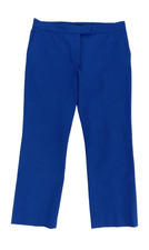 Joseph Women's Trousers Size 12 Indigo Cropped Tapered Stretch Used