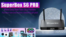 Superbox S6 Pro Long-range Control Dual-Band WiFi Negotiated Send Lot of Gift