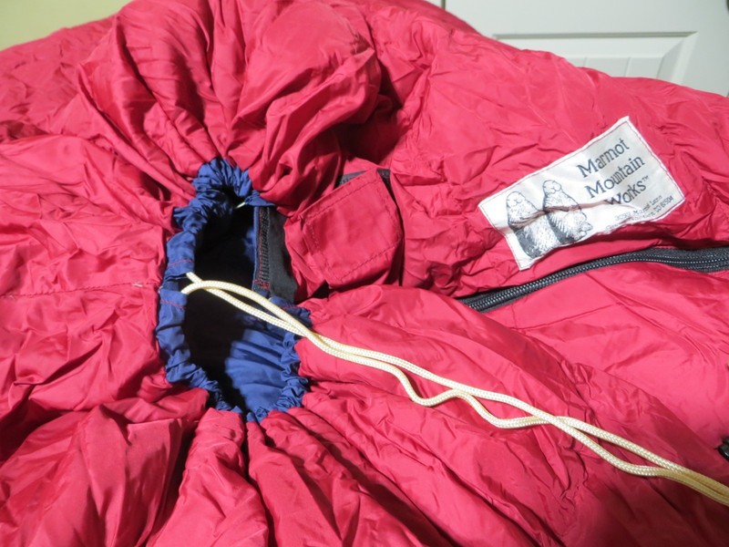 ULTRA-LITE  'Marmot Mountain Works' Goose Down 74" Sleeping Bag ca.1986