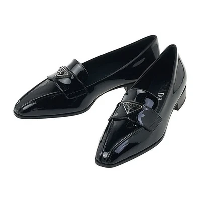 Prada Women's Patent Leather Loafers 1D193N 069 F0002 60682446 [P] - Photo 1/4