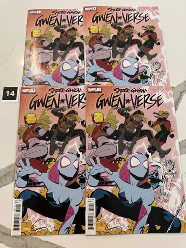 Spider-Gwen Gwen Verse #1 Leonardo Romero 1:25 Variant Marvel Comics Lot Of 4