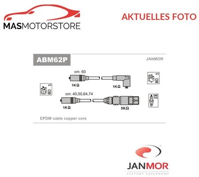 ZÜNDLEITUNGSSATZ ZÜNDKABEL JANMOR ABM62P P NEU OE QUALITÄT