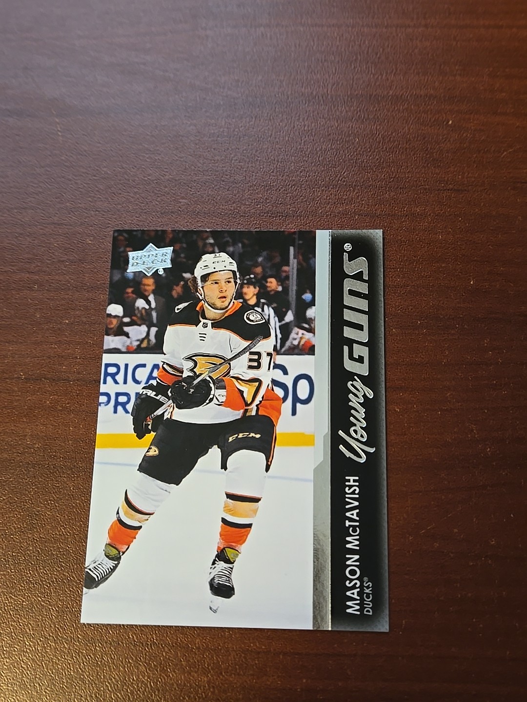 2021-22 Upper Deck Young Guns Mason McTavish Rookie #451 Anaheim Ducks