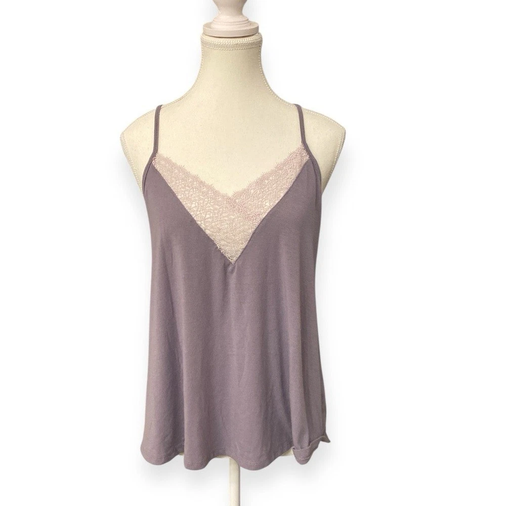 Camisole Intimates By Flora - Rose - Polyester - Baby Doll à Plis Permanents - Taille M