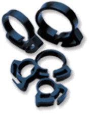 Two Little Fishies (23488) Ratchet Clip Plastic Hose Clamp Set - 1/2" - 6 pk