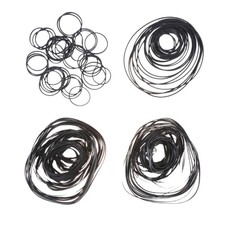 1mm/2mm/3mm Cassette Tape Machine Belt Wide Rubber Belts for Recorder