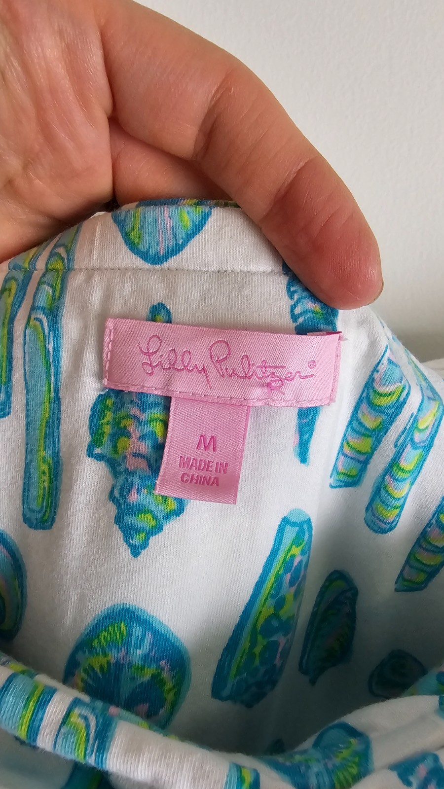 Lilly Pulitzer Strapless sea shell pattern knee l… - image 2