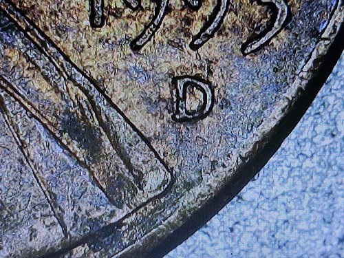 💥1993-D Lincoln Penny. RPM, Doubling, 3 Over 2, Grease & Off Center Strike. - Picture 6 of 8