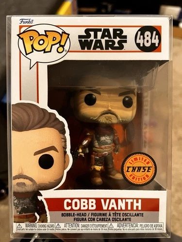 Funko Pop Star Wars Cobb Vanth 484 Chase Figure with Protector the Mandalorian