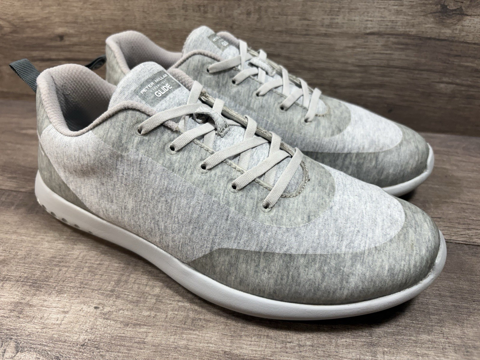 Peter Millar Hyperlight Glide Gray Knit Athletic … - image 11