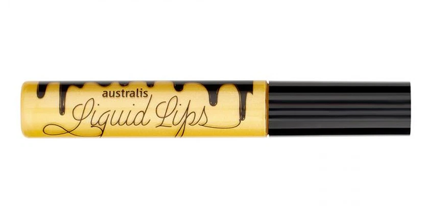 Lápiz labial dorado Gold Rays edición limitada Australis Liquid Lips color mate Foto 4 de 4