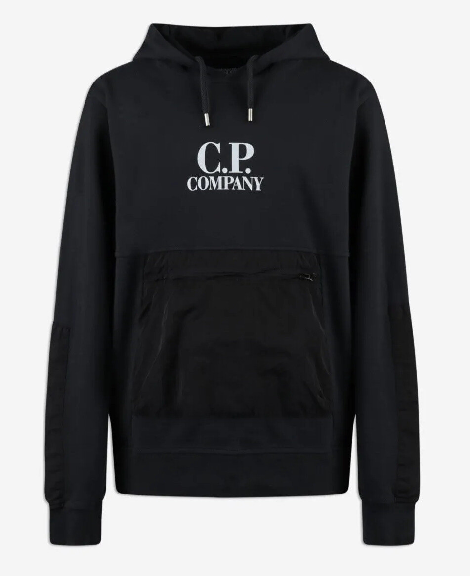 Company Boys Navy Nylon Zip Pocket Logo Hoodie Age Yrs BNWT