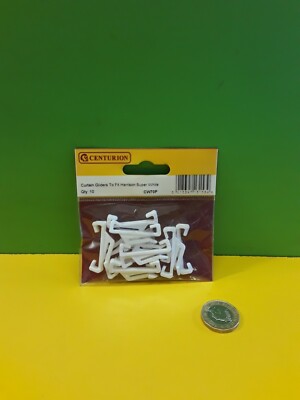 Curtain Glider To Fit Harrison Super white (Pack of 10) 