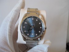 OMEGA SEAMASTER AQUA TERRA BLUE STAR DUST DIAMOND DIAL WATCH 220.10.38.20.53.001 2