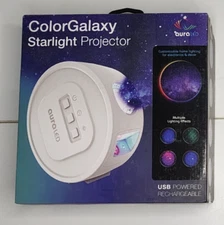 auraLED ColorGalaxy Starlight Projector USB Powered Rechargeable