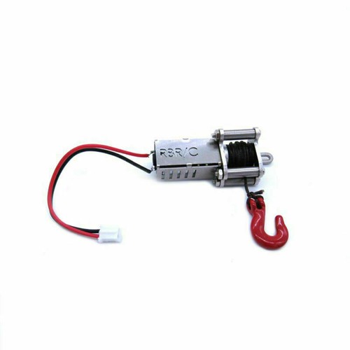 Automatic Metal Winch 3 Ways Remote For 1/16 WPL C34 C34K JJRC RC Climbing Car - Picture 9 of 10