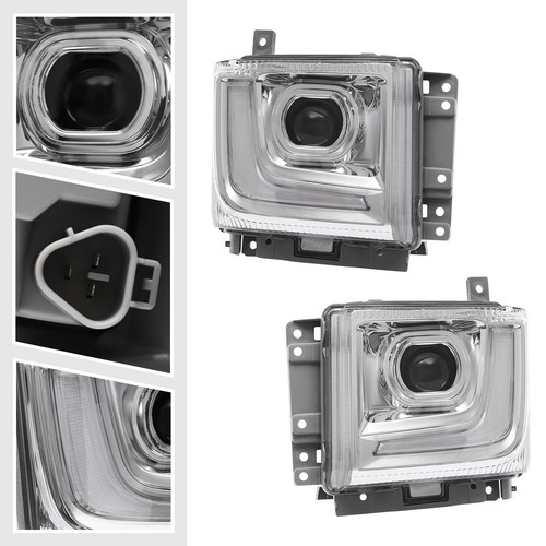 Faros halógenos LED DRL izquierda+derecha para 2023-24 ISUZU NPR-HD NRR NQR - Imagen 3 de 17