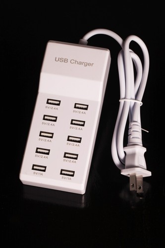 ACHETEZ-EN UN, OBTENEZ-EN UN GRATUITEMENT ! Chargeur USB 10 ports 50w - téléphone portable/tablette/appareils photo - Photo 3 sur 4