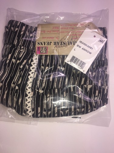 Imperial Star Girls' Size Large Black and White Arrow Shorts - Picture 5 of 6
