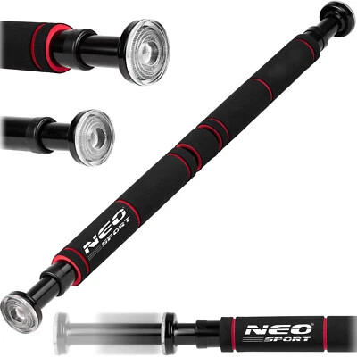 Klimmzugstange mit Softgrip Türstange Reckstange Turnstange Türrahmen Neo-Sport