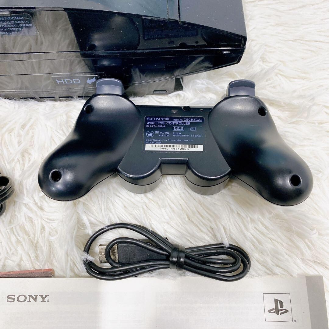 PS3本体とコントラー2つ PlayStation 3 本体 コントローラー2個付き （PlayStation 3