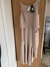 ladies dress Champagne Pink size 8 new with tags