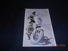 R! Fotokarte Motorrad französische Polizei Fremdenlegion 4000 Km Limburgerhof