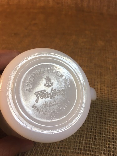 MCM Esso Tiger "Put a Tiger in Your Tank" Milk Glass Mug by Fire King-Promo Item - Picture 5 of 6