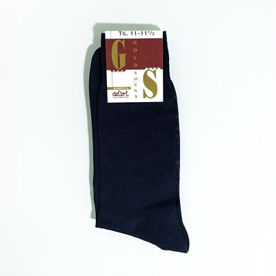 CALZIFICIO DEBERT: Calza Di Classe Mens Dress Socks, Navy, Made In Italy! NEW