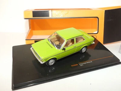VW VOLKSWAGEN DERBY MKI LS 1977 COUPE LIGHT GREEN IXO CLC365N 1:43 LHD VERT - Photo 1/2