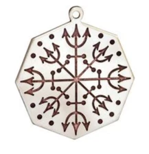 Voodoo Reap Protection Necklace Pendant Loa Eshu Powerful Natural Energy Amulet