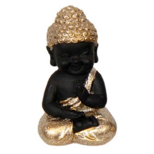 7cm Black Gold Rulai Buddha Figurine Statue Ornament Miniature Home Decor NEW - Picture 5 of 23