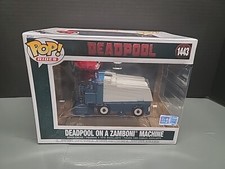 Deadpool On A Zamboni Machine Funko Pop NYCC 2024 Official Con Sticker Marvel 