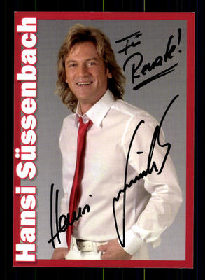 Hansi Süssenbach Autogrammkarte Original Signiert ## BC 75801