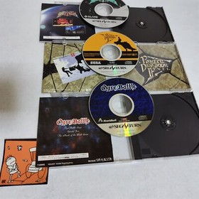 Sega Saturn main body HST-0001 gray + software 6 pieces set JAPAN JP Import