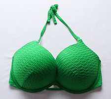Victoria's Secret Swim Bombshell Push-Up Bikini Top CD4 Jade Green Size 34DD NWT
