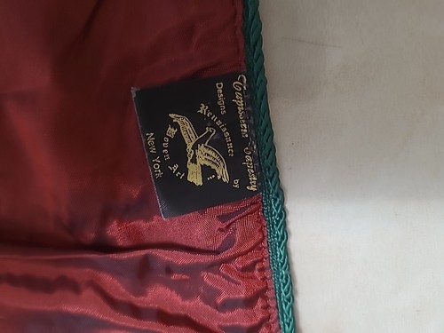 Vintage Holiday Tapestry Table Runner Nature Company HTF Christmas - Picture 6 of 9