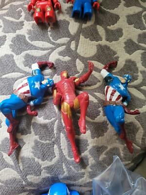 3 Pc Marvel Super Hero Captain America Iron Man Collection