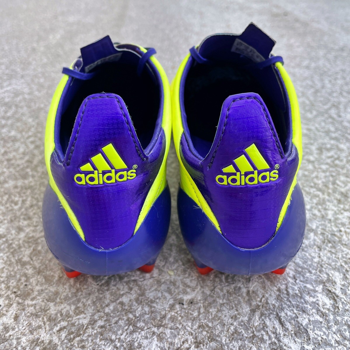 ADIDAS F50 ADIZERO FG * G40341 * 10.5 US * YELLOW/PURPLE ADIDAS F50 ADIZERO FG * G40341 * 10.5 US * YELLOW/PURPLE