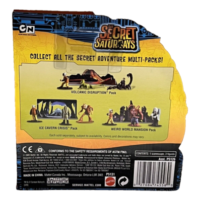 CN The Secret Saturdays, Weird World Mansion, Zak, Argost, Munya