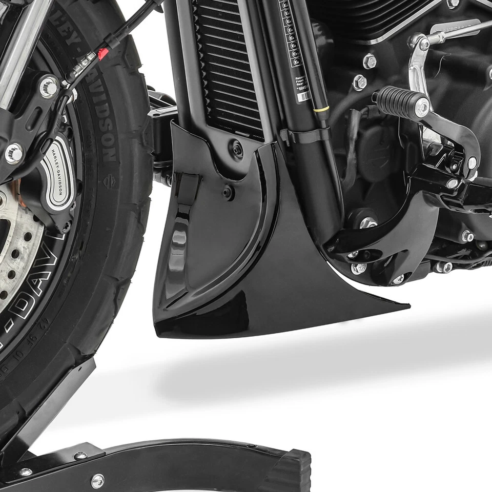 Belly pan for Honda Shadow VT 750 / 600 / 125 C Front Chin Spoiler CP9 black Foto 3 de 4