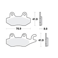 TRW SV BremsbeläGe Passend Vorn FüR Hyosung MS3 250 F I Bj. 2008-2010