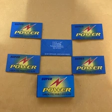 5 Double Edge Razor Blades, Treet Super Power