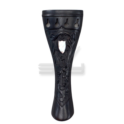 New 4/4 Size High Quality Ebony Violin Tailpiece Fiddle Violin Parts
