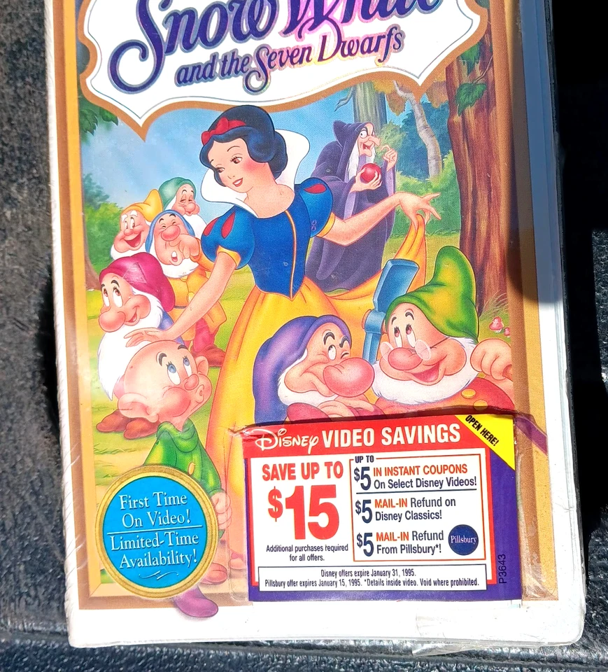 SNOW WHITE & THE SEVEN DWARFS Walt Disney's Masterpiece Collection RARE SEALED - Image 4 of 4